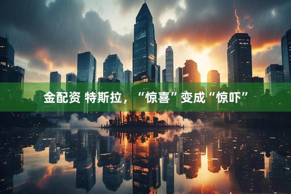 金配资 特斯拉，“惊喜”变成“惊吓”